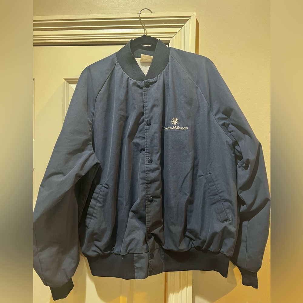 Vintage smith and Wesson jacket Men's XL Blue
